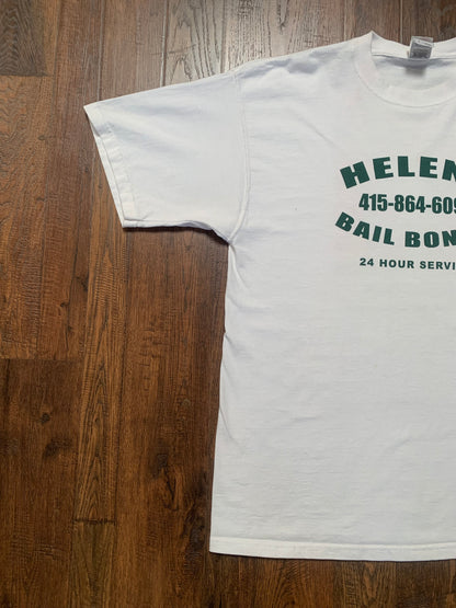 Vintage 1990s Advertisement T-Shirt - Helena Bail Bonds / I Want Out! - X-Large