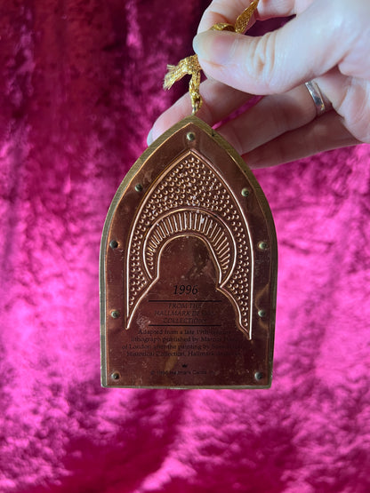 Vintage Religio - Christmas Ornament - Praying Madonna - Hallmark - 1996