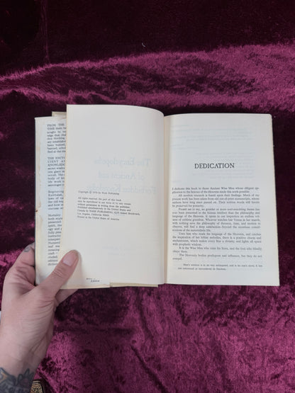 Vintage Hardcover Book – The Encyclopedia of Ancient and Forbidden Knowledge Zolar 1970
