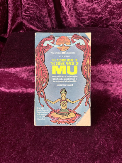 Vintage Second Book of the Cosmic Forces of Mu James Churchward 1968 Paperback