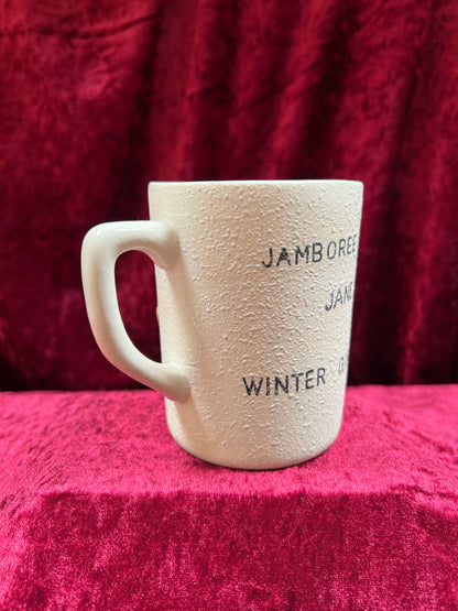 Vintage Kitchen - Coffee Mug - Jamboree Jane Winter Girl Masked Pin Up - The Four Seasons