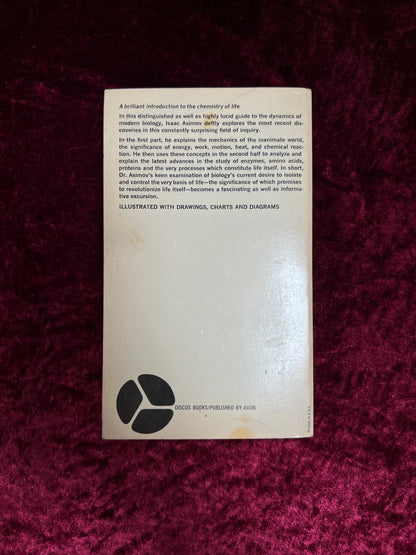 Vintage Paperback Book - Life and Energy - Isaac Asimov - Avon Publishing 1972