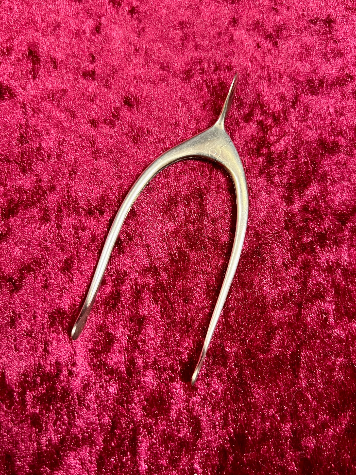 Vintage Oddities - Antique Sterling Silver Sugar Tongs - Wishbone
