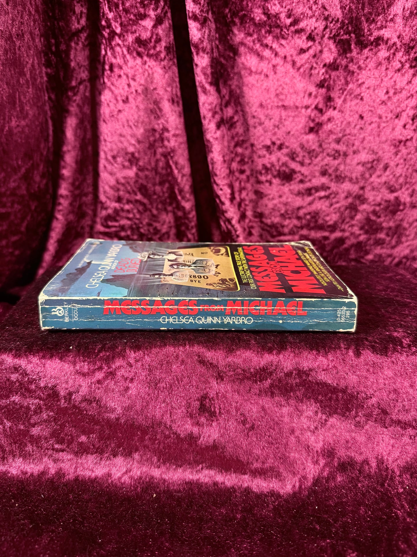 Vintage Messages From Michael by Chelsea Quinn Yarbro 1984 Berkeley Paperback