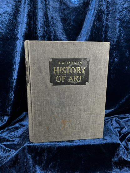 Vintage History of Art by H.W. Janson - 1966 Eighth Printing Illustrated Clothbound Hardcover