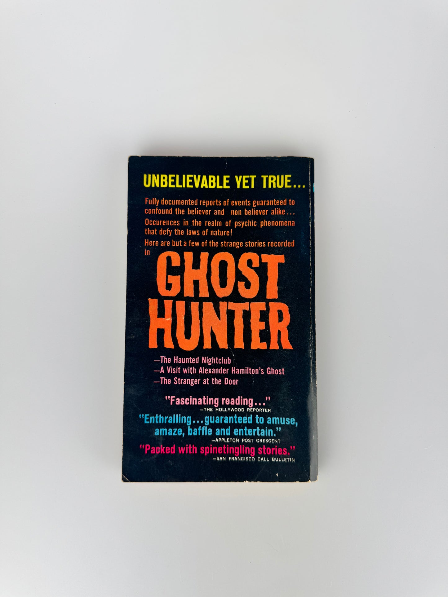 Vintage Paperback - Ghost Hunter by Hans Holzer - Ace Star 1963