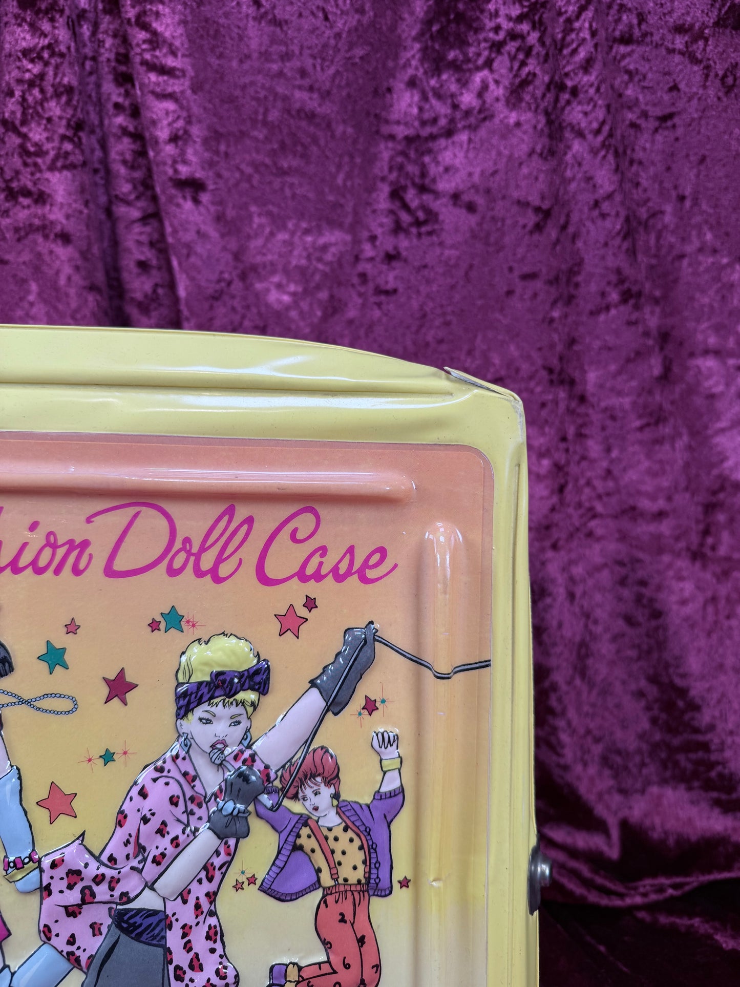 Vintage Vinyl Fashion Doll Case – Mixed Barbie Clothing, Shoes & Accessories