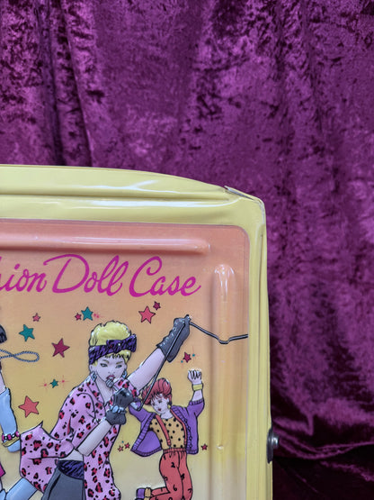 Vintage Vinyl Fashion Doll Case – Mixed Barbie Clothing, Shoes & Accessories