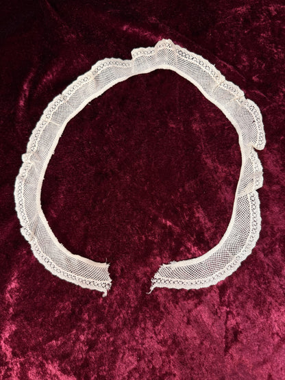 Vintage Lace Collar – Ruffled Mesh 1" Peter Pan Collar