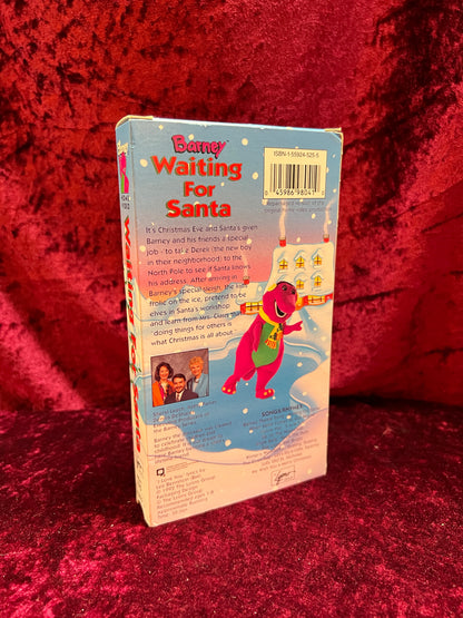 VHS - Barney Sing Along - Waiting For Santa - 1992