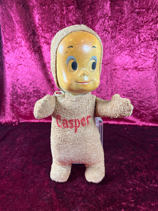 Vintage Collectibles - Pull String Talking Doll - Casper The Friendly Ghost - Mattel