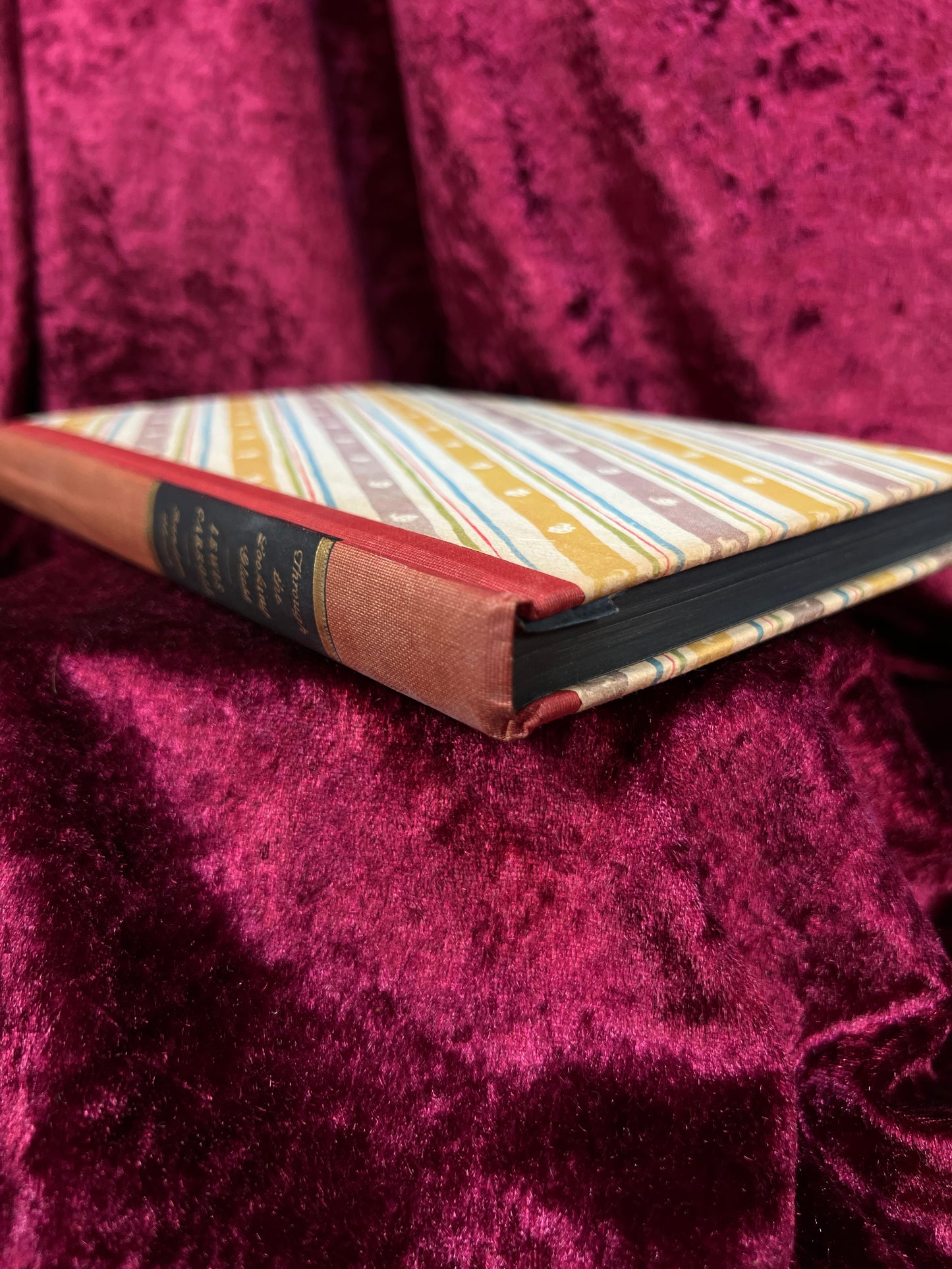 Vintage Hardcover Book Set - Alice in Wonderland Illustrated 1946 Random House Edition