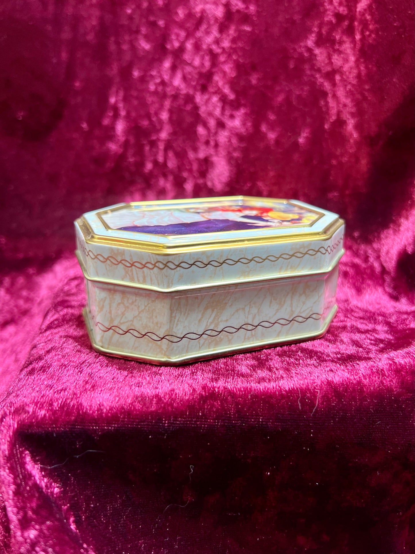 Vintage Tin - Churchill’s Fruit Bonbons - Old Master’s Collection - Dancing at Bougival - Renoir