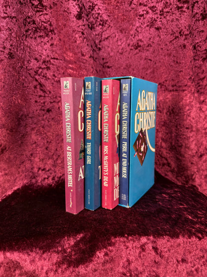 Vintage Paperback Book Set – Agatha Christie Pocket Mystery Collection - Hercule Poirot and Jane Marple