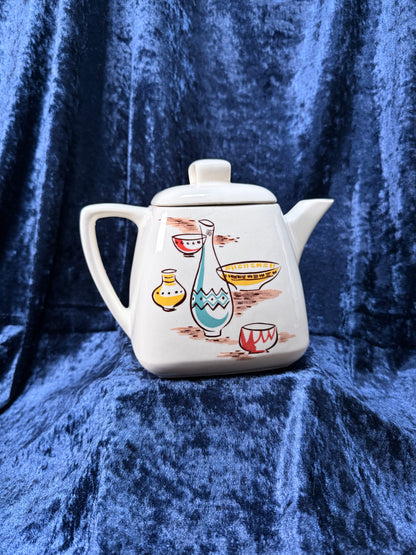 Vintage Ceramic Stanford Sebring Teapot – Atomic Pottery Design Model 509-B