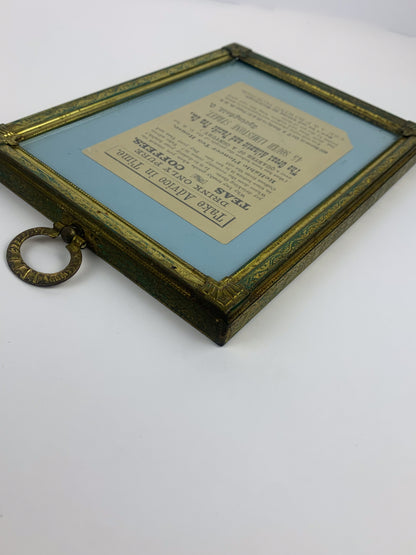 Antique Framed Advertisement - The Great Atlantic & Pacific Tea Co.