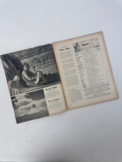 Vintage Ephemera - The Desert Magazine - May 1943