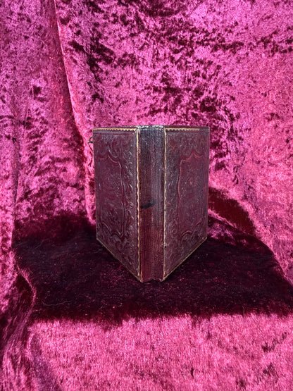 Antique Daguerreotype Portrait in Leather Case – Civil War Era Gentleman Tin Type Photograph