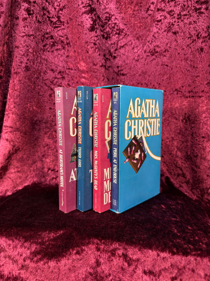 Vintage Paperback Book Set – Agatha Christie Pocket Mystery Collection - Hercule Poirot and Jane Marple
