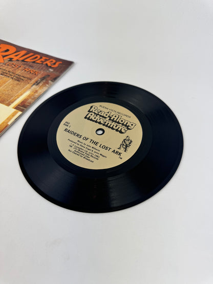 Vintage 7” Vinyl Book & Record - Raiders of the Lost Ark - 1981