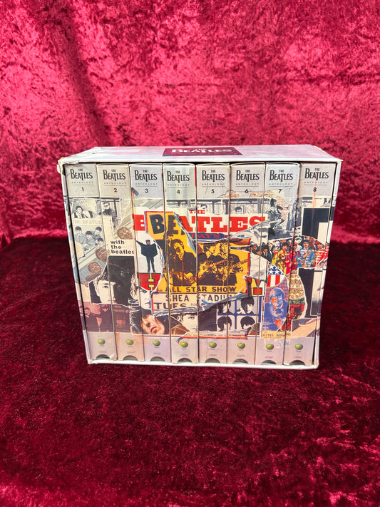 VHS Tape - 8-Tape Box Set - The Beatles Anthology - 1996