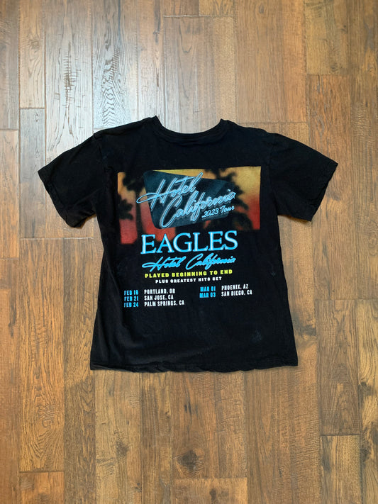 2023 Eagles Hotel California Concert T-Shirt - Medium