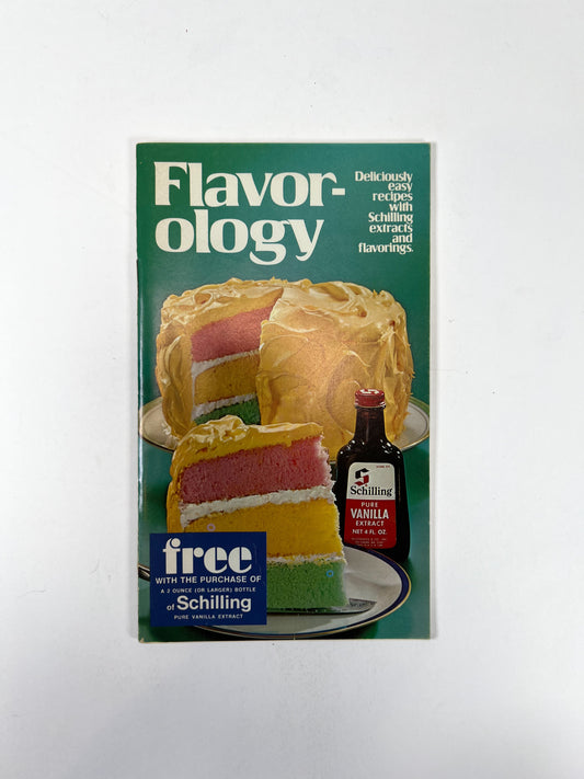 Vintage Ephemera - Flavor-Ology Recipe Booklet - Schilling  - McCormick & Co. Inc.