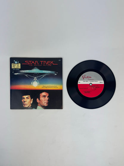 Vintage 7” Vinyl Book & Record - Star Trek - The Motion Picture - 1979 & 1983