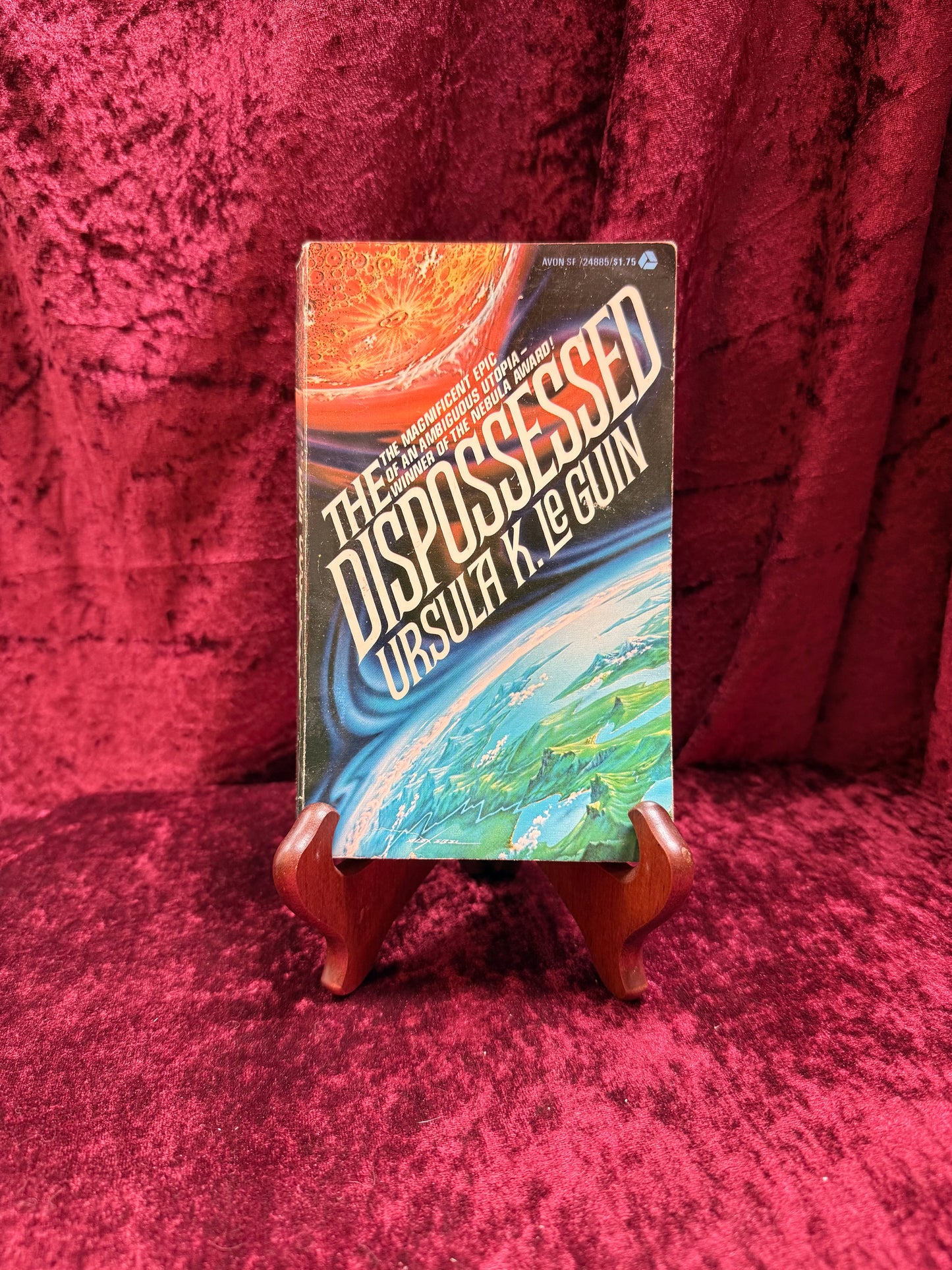 Vintage Paperback Book - The Dispossessed - Ursula K. Le Guin - 1975