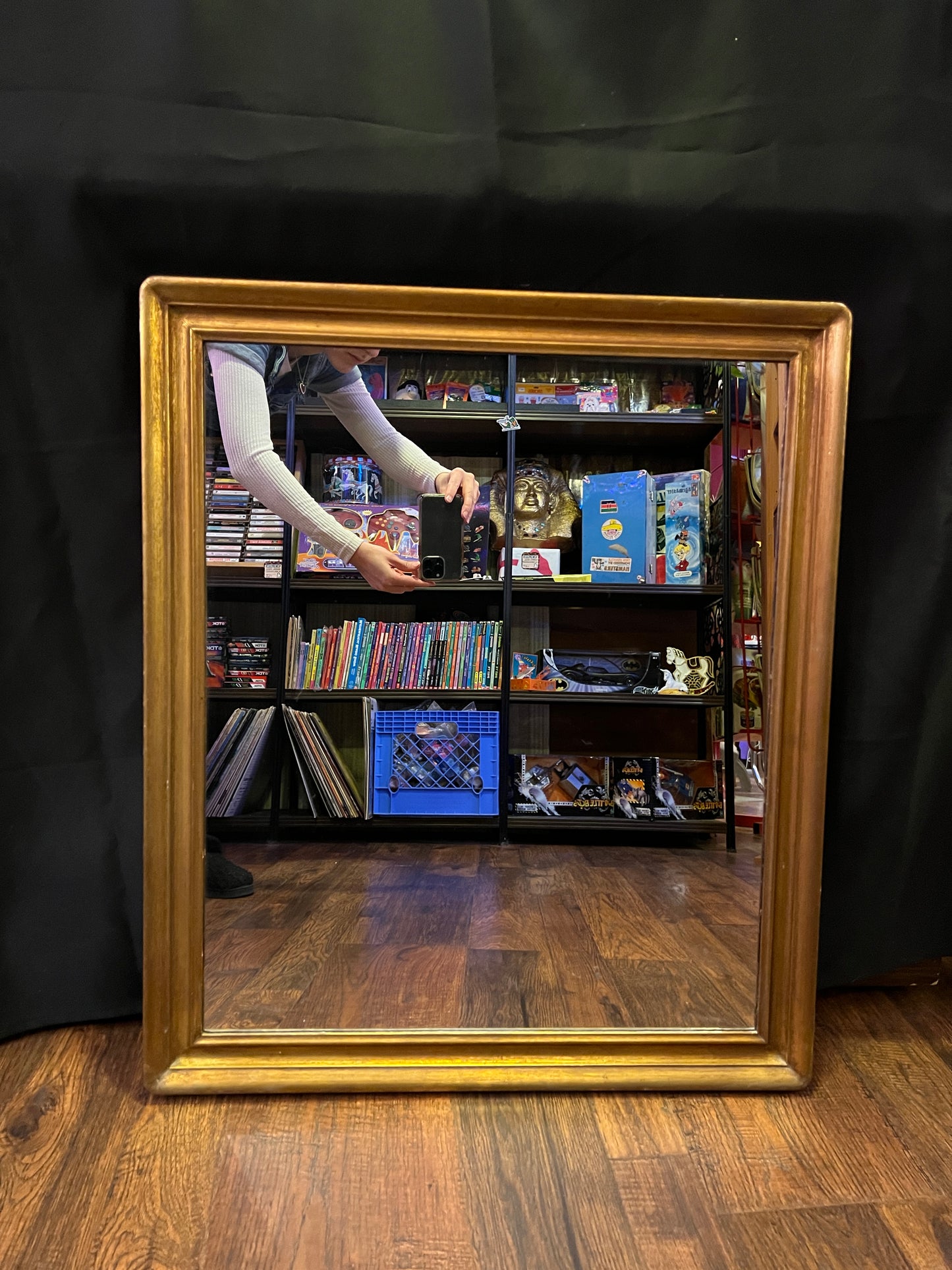 Vintage Mirror - Gilded Frame - Rectangular - 27" X 23"