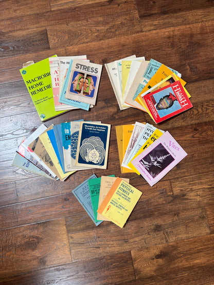 Vintage Ephemera - Alternative Health / Wellness Pamphlets and Books - Michio Kushi