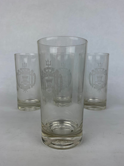 U.S. Naval Academy Crest Highball Glasses - Set of 4