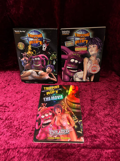Vintage Tripping the Rift DVD Set - Seasons 1 & 2 Plus Unrated Movie