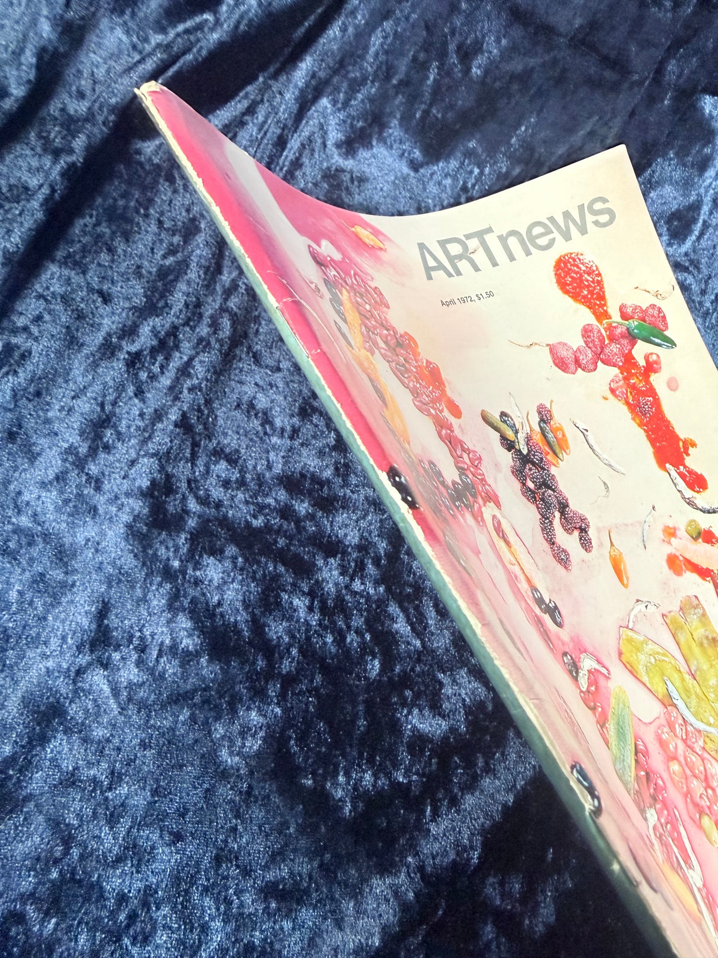 Vintage Paper ARTnews Magazine – Ed Ruscha Sweet and Sour April 1972