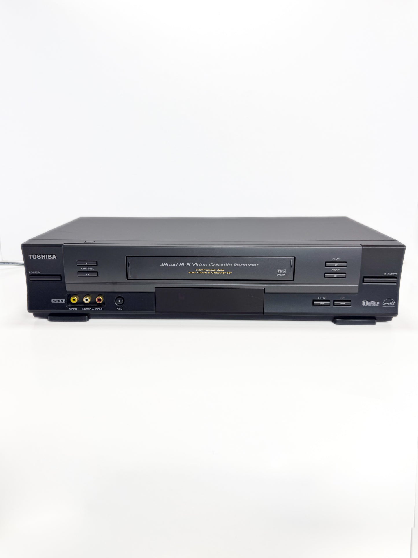 VCR - Toshiba VHS Player W-627 - Tested Works