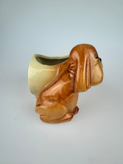 Vintage Shawnee Ceramics U.S.A. Bassett Hound Planter