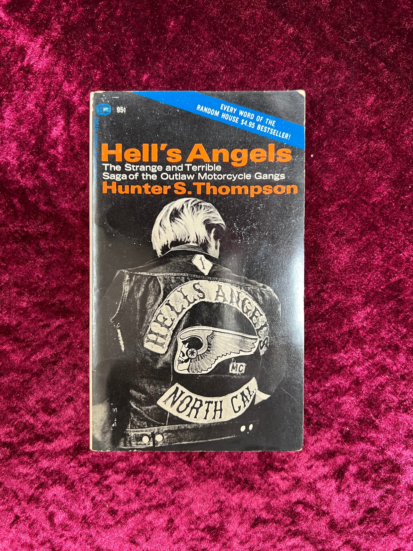 Vintage Paperback Book - Hell's Angels - Hunter S. Thompson - Ballantine Books 1967