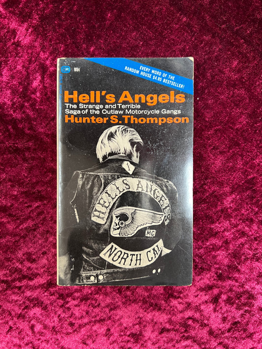 Vintage Paperback Book - Hell's Angels - Hunter S. Thompson - Ballantine Books 1967