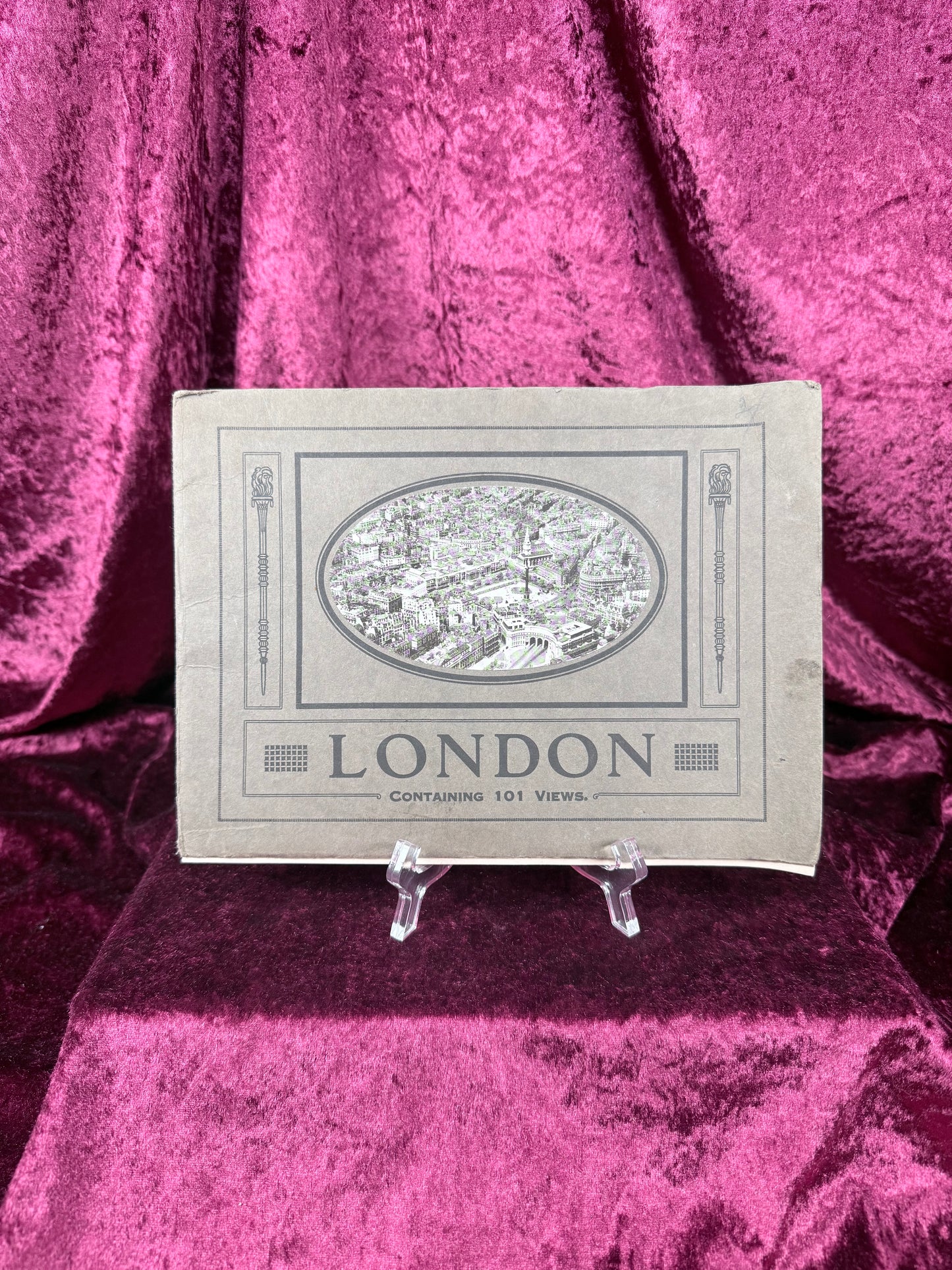 Antique Paper Souvenir Book – London Containing 101 Views by Morgan & Hoadly