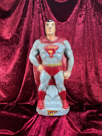 Vintage Collectibles - Superman Blow Mold Bank - Transogram - 1966