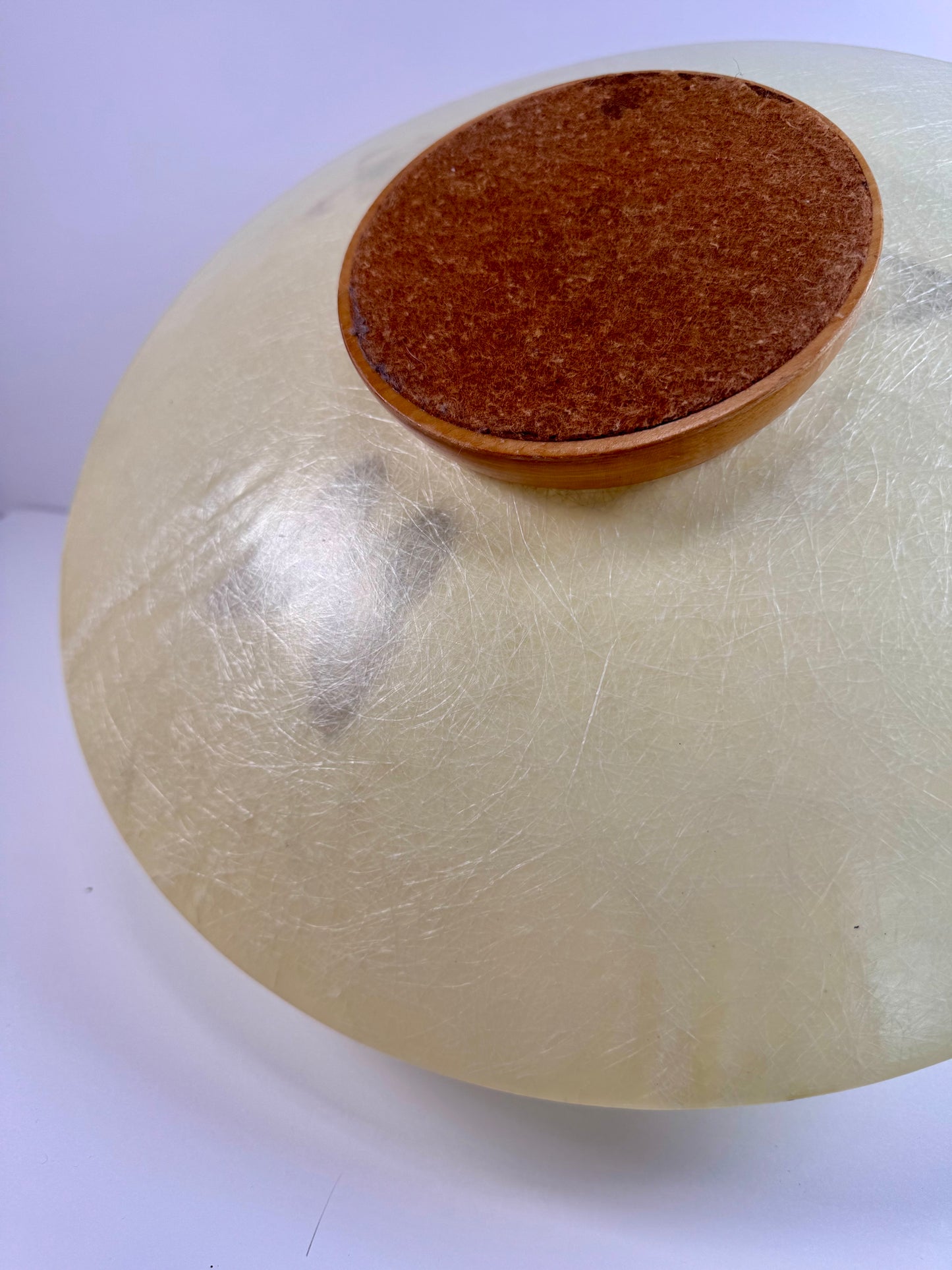 Vintage Kitchen - Butterfly Spaghetti Fiberglass 2-Tier Serving Tray - 1960s