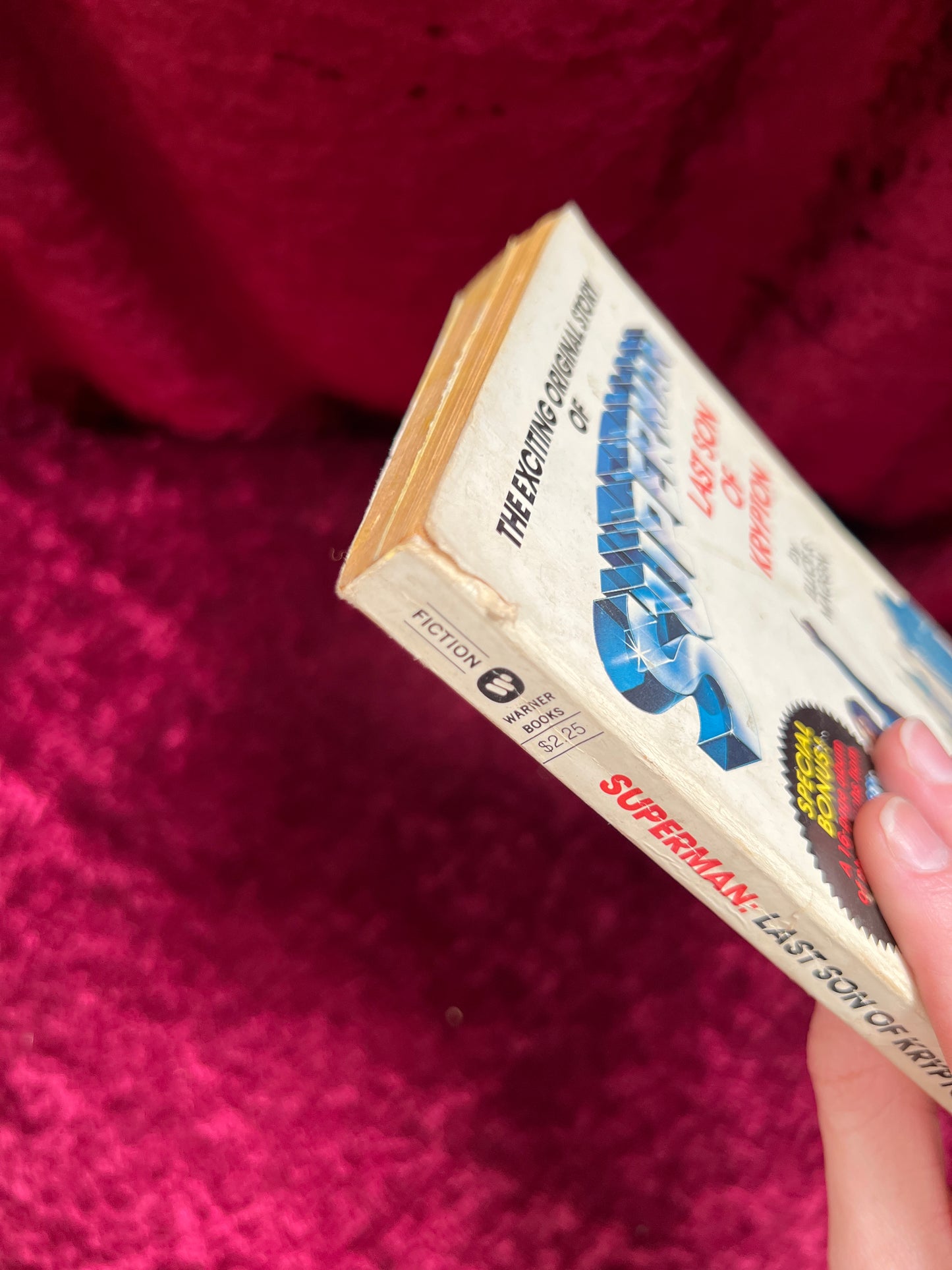 Vintage Paperback Book - Superman Last Son of Krypton - Elliot S. Maggin - Warner Books 1978