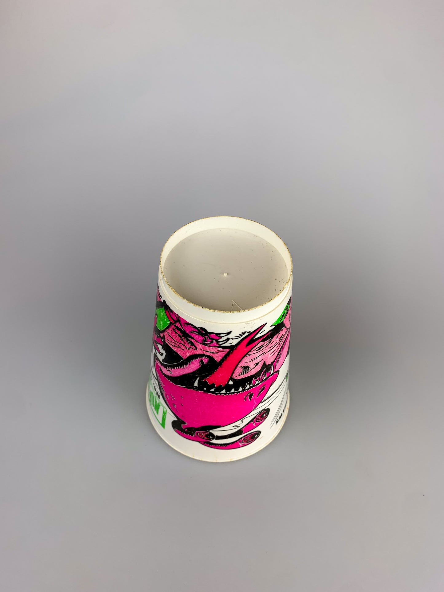 Vintage 1979 Not Of This World Plastic Promotional Slurpee Cup | No. 13 Eyejaws Alien