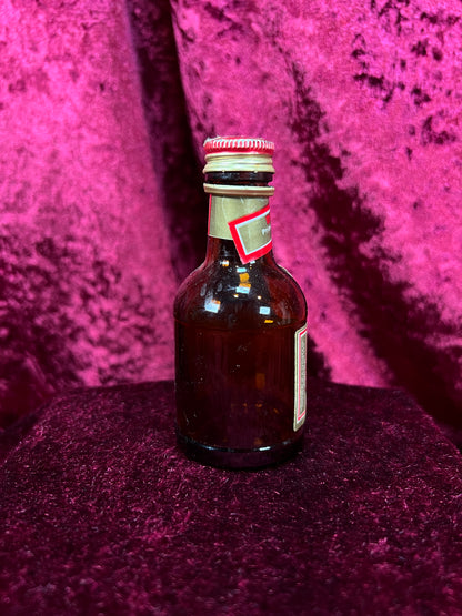 Vintage Glass Miniature Bottle - Drambuie Scotch Liqueur Advertising Collectible