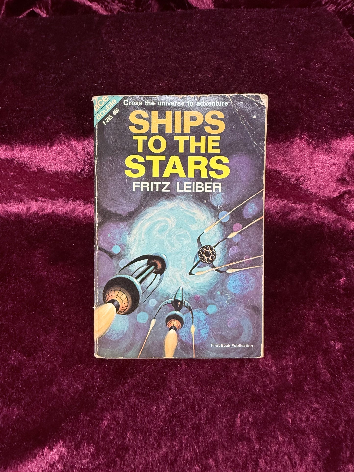 Vintage The Million Year Hunt by Kenneth Bulmer Ace Double Paperback with Ships to the Stars by Fritz Leiber First Edition