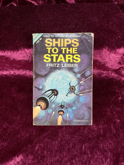 Vintage The Million Year Hunt by Kenneth Bulmer Ace Double Paperback with Ships to the Stars by Fritz Leiber First Edition