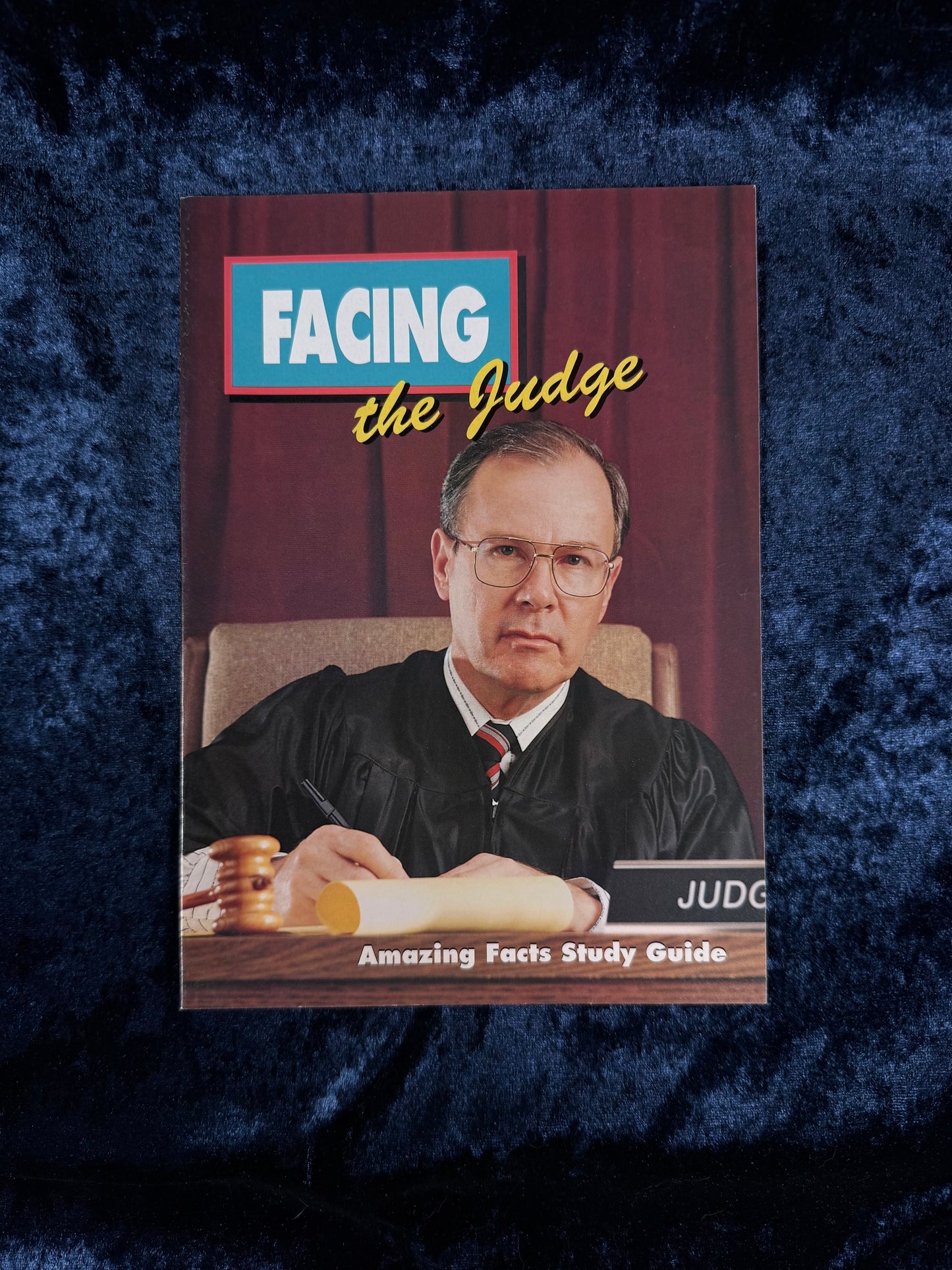 Vintage Amazing Facts Study Guide Booklet - Facing the Judge - Early Edition