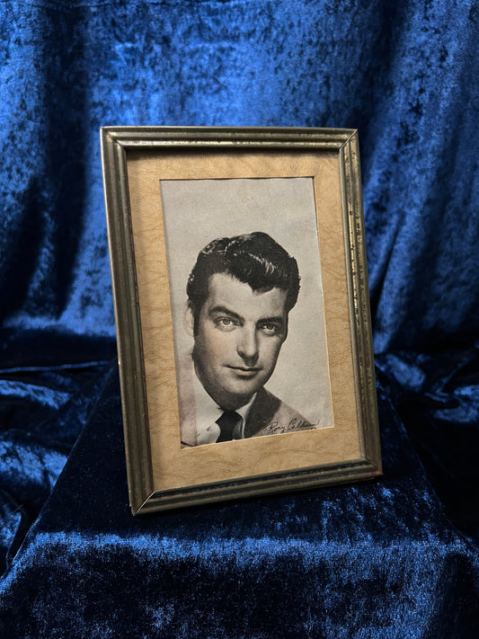 Vintage Rory Calhoun Framed Portrait - 1950s Hollywood Actor Photo