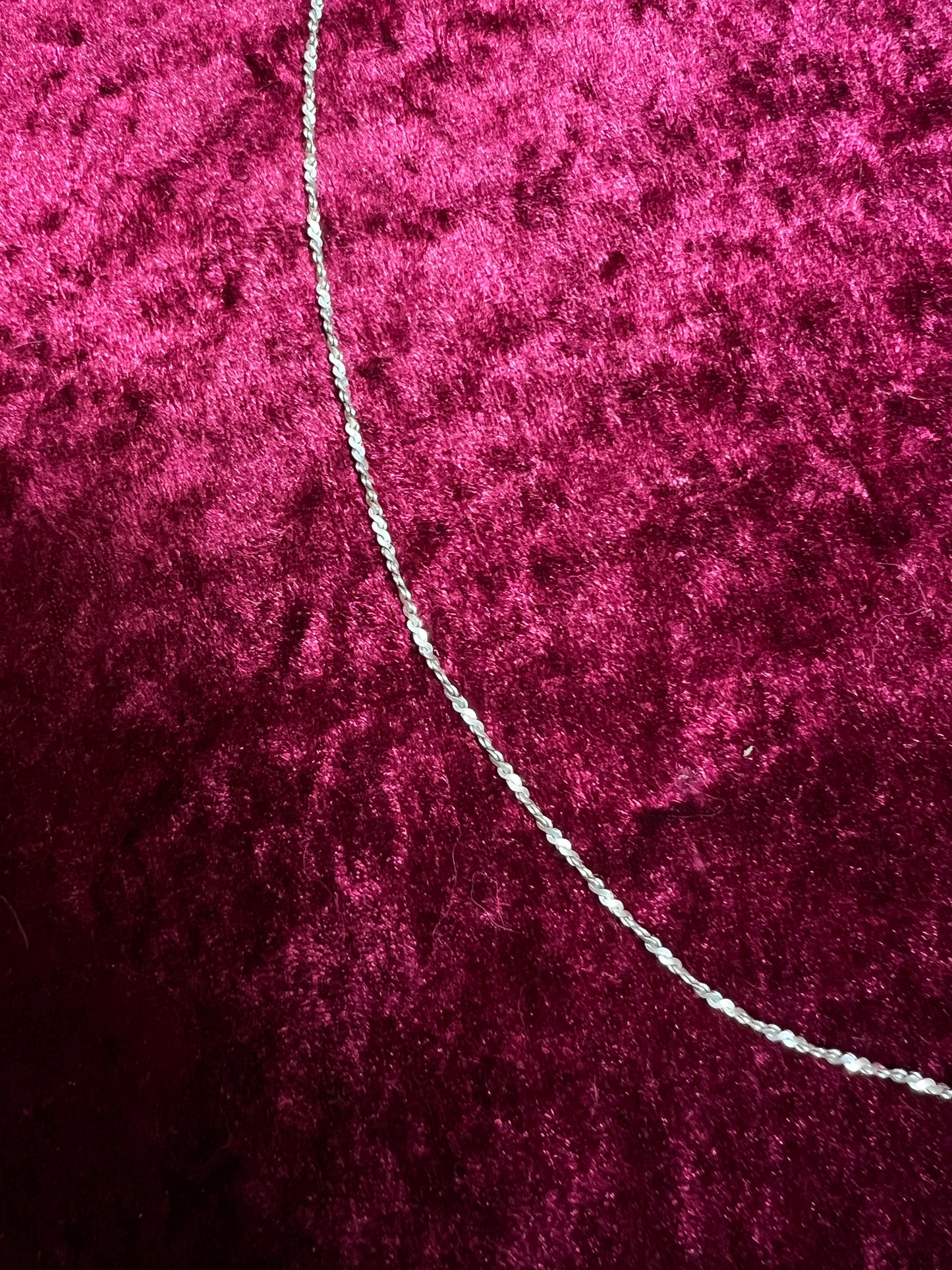 Vintage 925 Sterling Silver Italian Twisted Rope Chain - 30" - 7 Grams