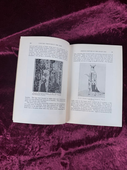 Vintage Hardcover Reference Book – Costume Throughout the Ages Mary Evans 1938